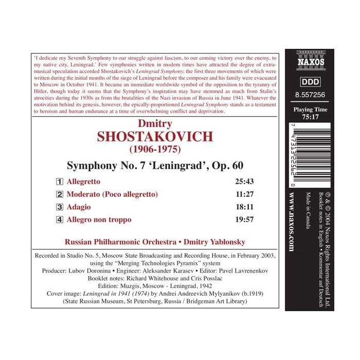 SHOSTAKOVICH: Symphony no. 7 Leningrad - slide-1