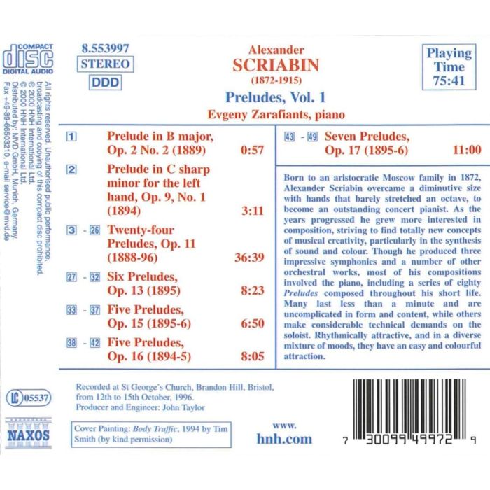 SCRIABIN: Preludes Vol. 1 - slide-1