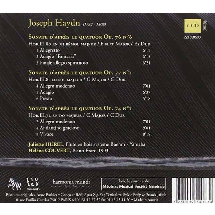 Haydn: Sonates pour flûte et piano - slide-1