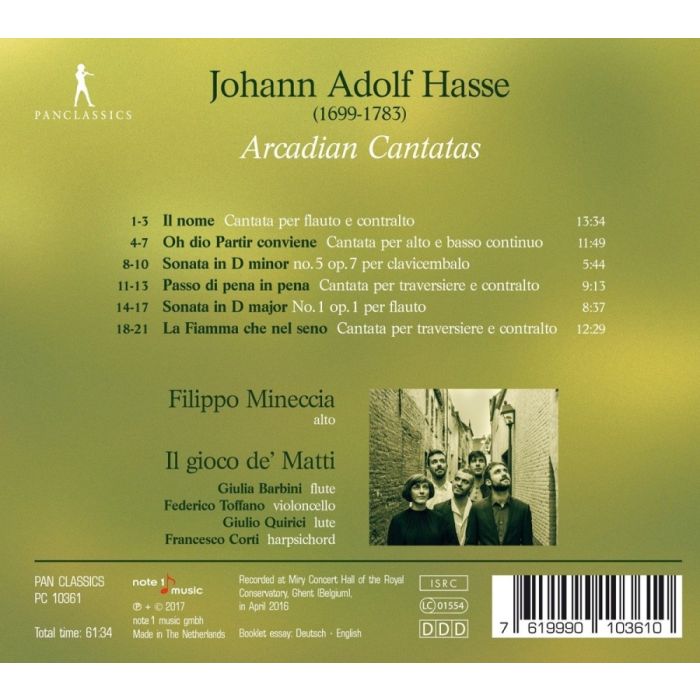 Hasse: Arcadian Cantatas - slide-1