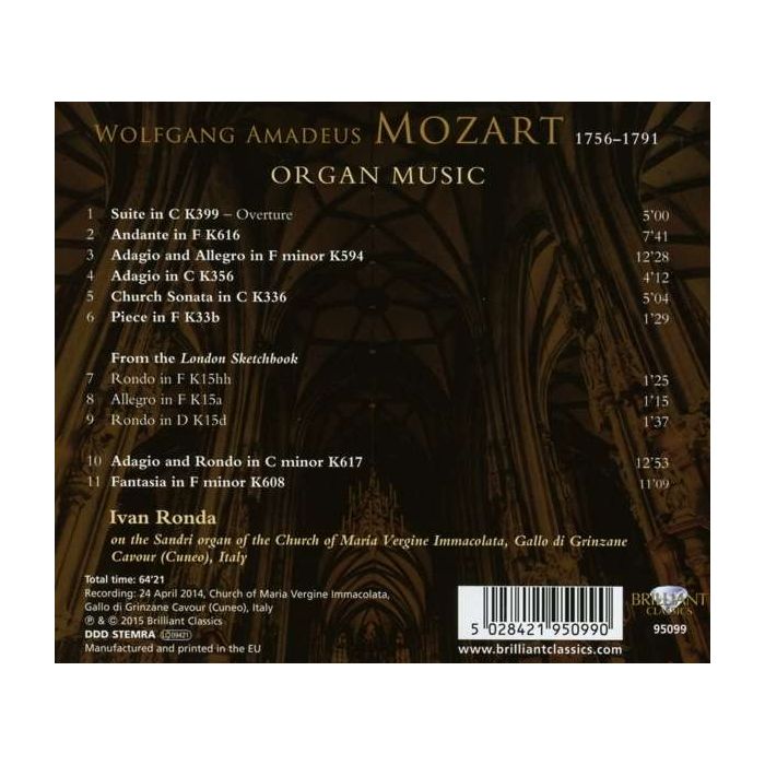 Mozart: Organ Music - slide-1