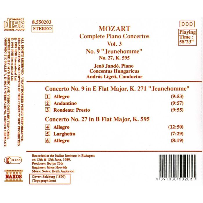 Mozart: Piano Concertos 9 & 27 - slide-1