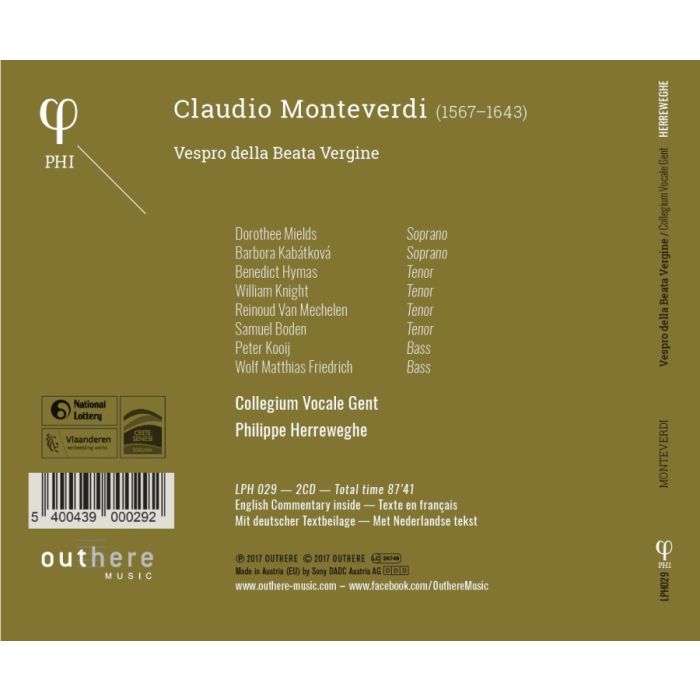 Monteverdi: Vespro della Beata Vergine - slide-1