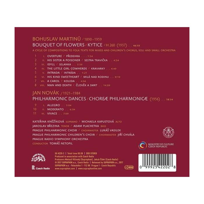 Martinu: Bouquet of Flowers; Novák, Jan: Philharmonic Dances - slide-1