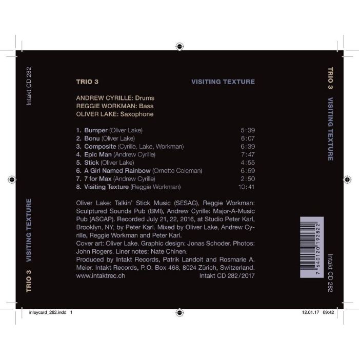 Cyrille/ Workman/ Lake/ Trio3: Visiting Texture - slide-1
