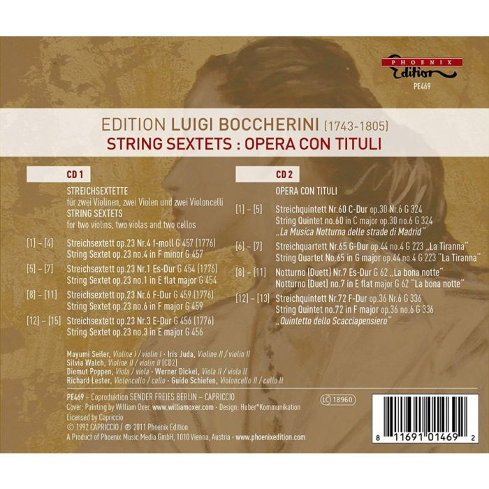 Edition Luigi Boccherini: String Sextets, Opera con tituli - slide-1