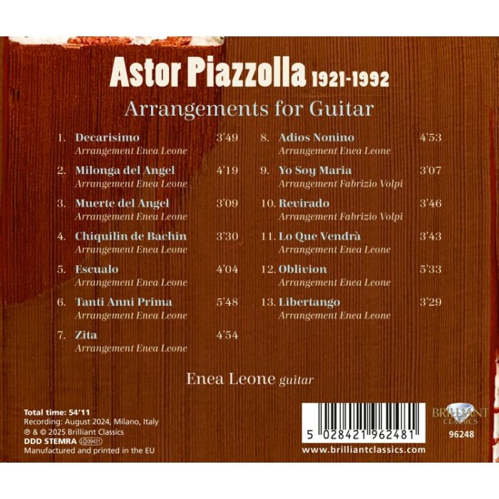 Piazzolla: Arrangements for Guitar  - slide-1