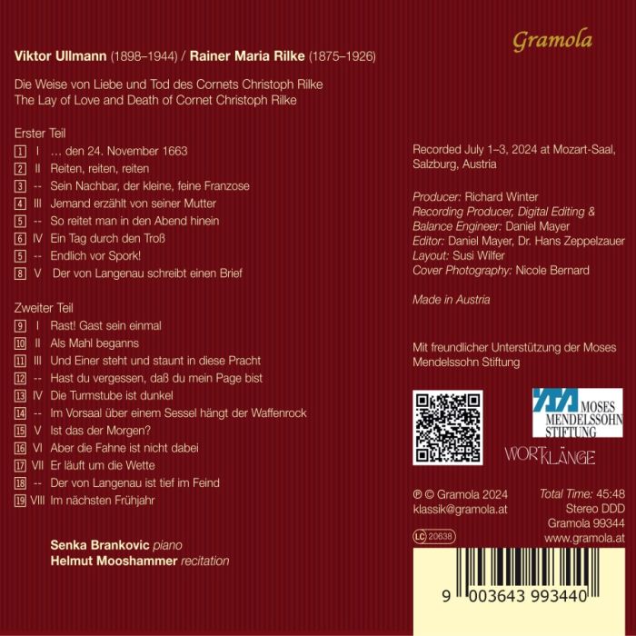 Ullmann: The Love and Death of Cornet Christoph Rilke - slide-1