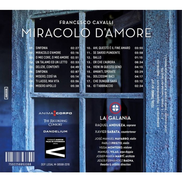 Cavalli: Miracolo d'Amore - Love airs & duets - slide-1