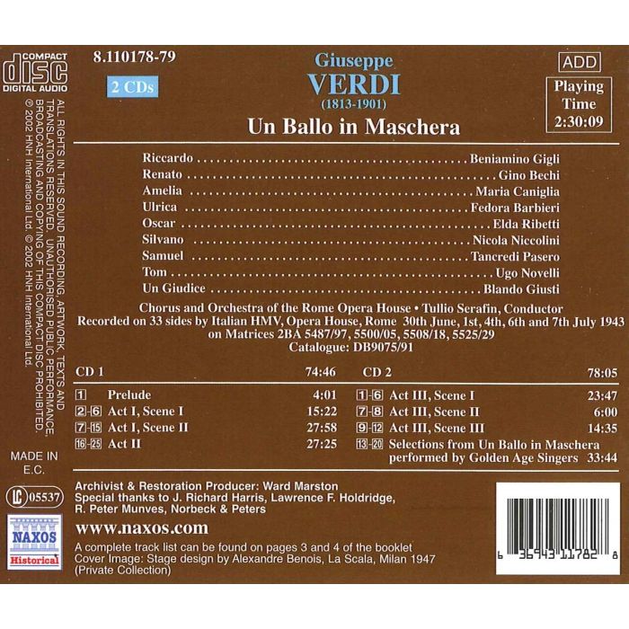 VERDI: Un Ballo in Maschera - slide-1