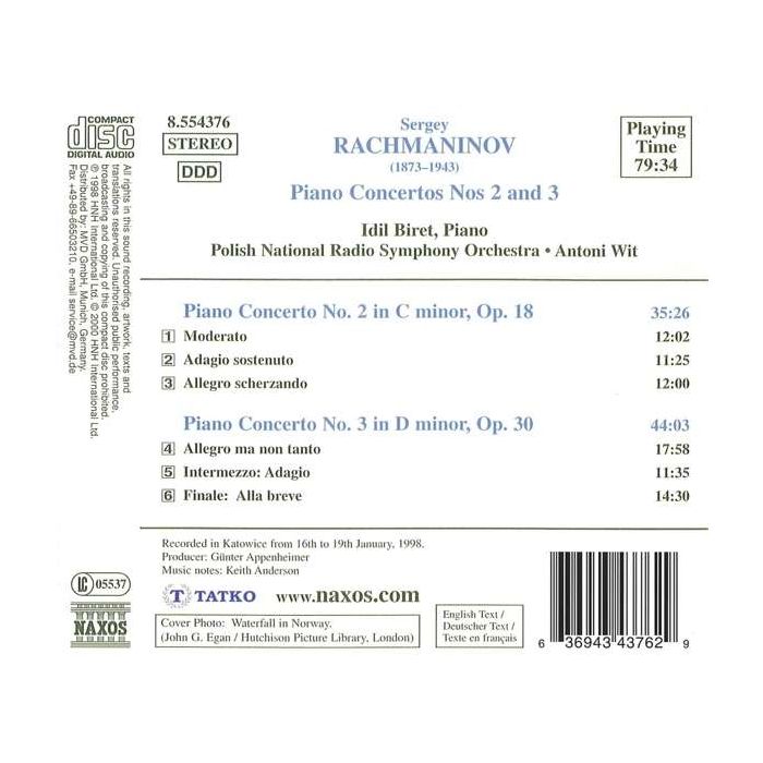RACHMANINOV: Piano Concertos 2 & 3 - slide-1