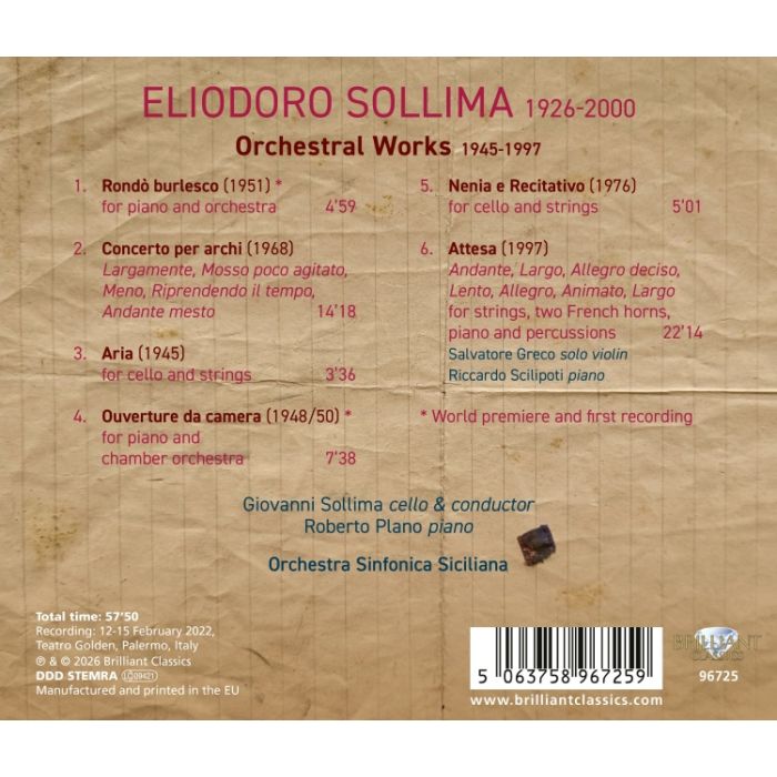 Sollima: Orchestral Works (1945-1997) - slide-1