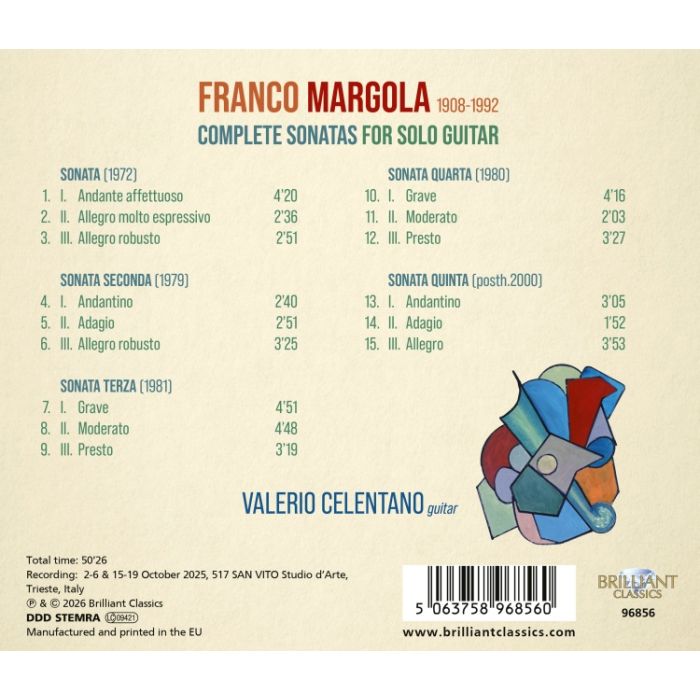 Margola: Complete Sonatas for Solo Guitar - slide-1