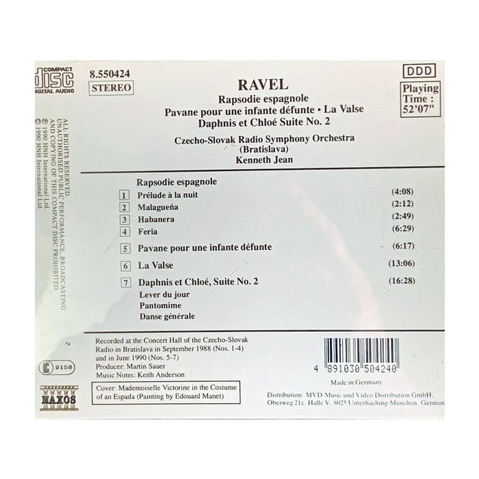 Ravel: Rapsodie Espagnole / La Valse / Daphnis et Chloe - slide-1