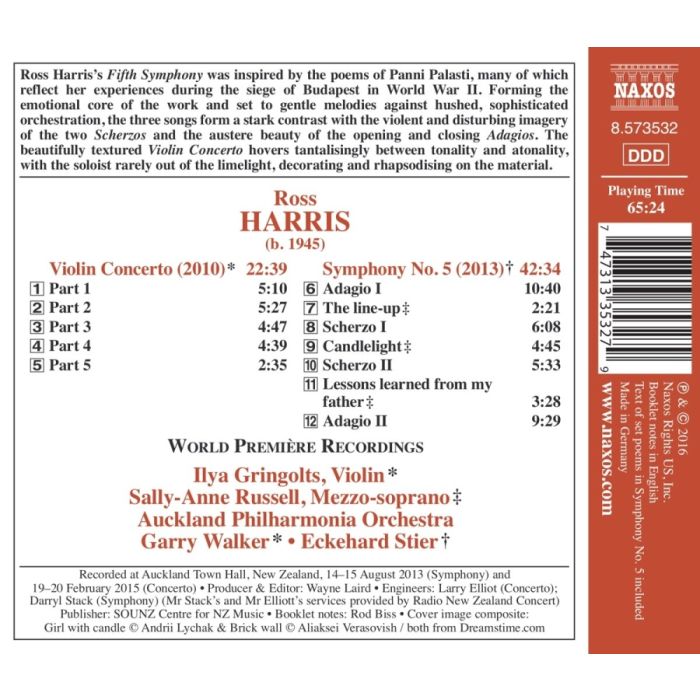 Harris: Symphony No. 5 Violin Concerto - slide-1