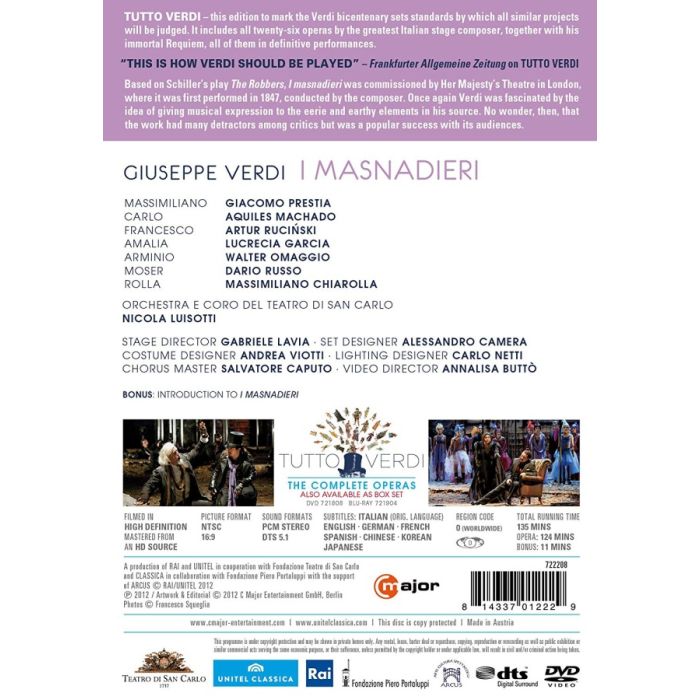 Verdi: I Masnadieri / Tutto Verdi - slide-1