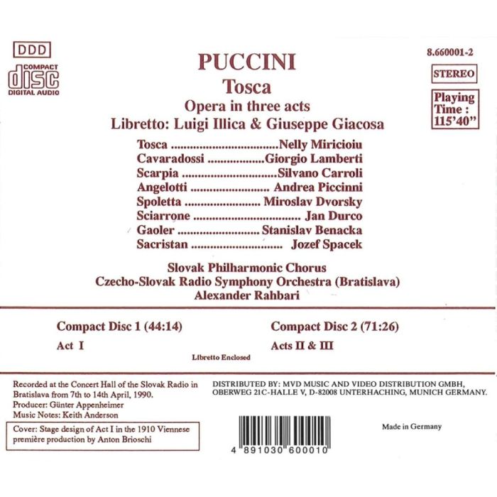 PUCCINI: Tosca - slide-1