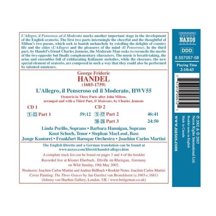 HANDEL: L'Allegro, il Penseroso - slide-1