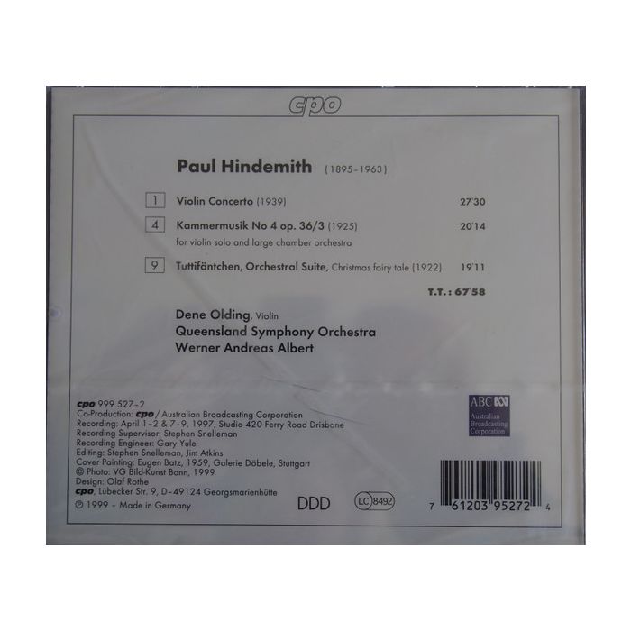 HINDEMITH: Violin concerto - slide-1