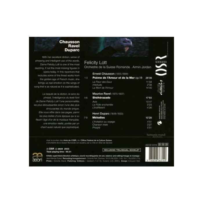 Lott Felicity sings Chausson, Ravel & Duparc - slide-1