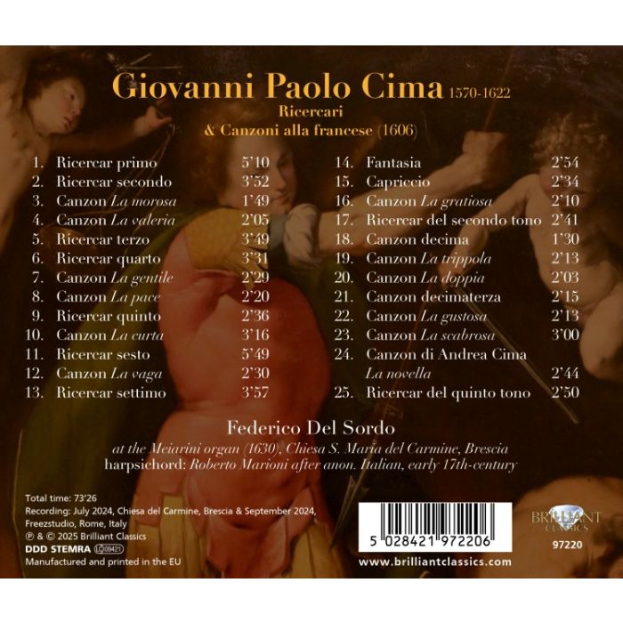 Cima: Ricercari & Canzoni alla francese - slide-1