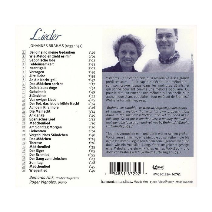 Brahms: Lieder - slide-1