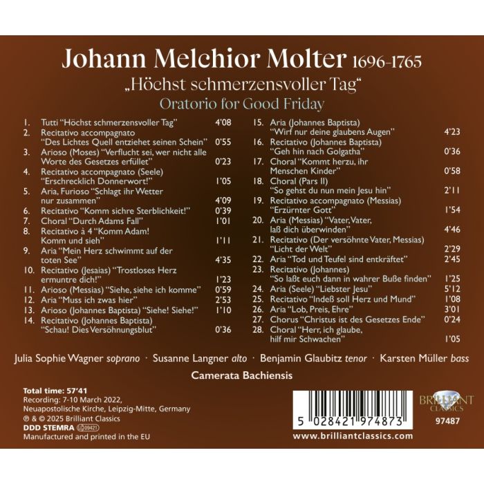 Molter: Oratorio 