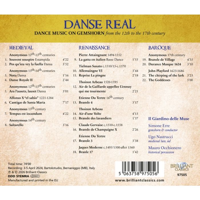 Danse Real - Dance Music on Gemshorn - slide-1