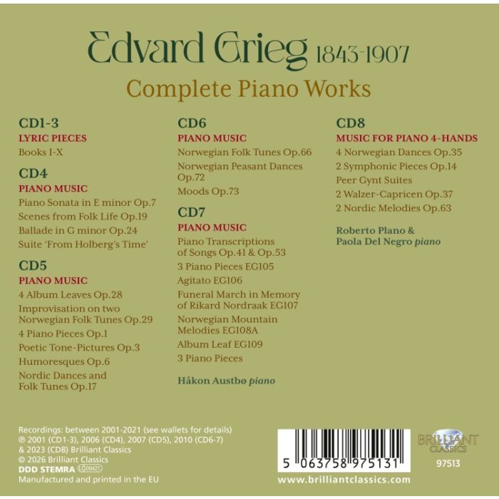 Grieg: Complete Piano Works - slide-2