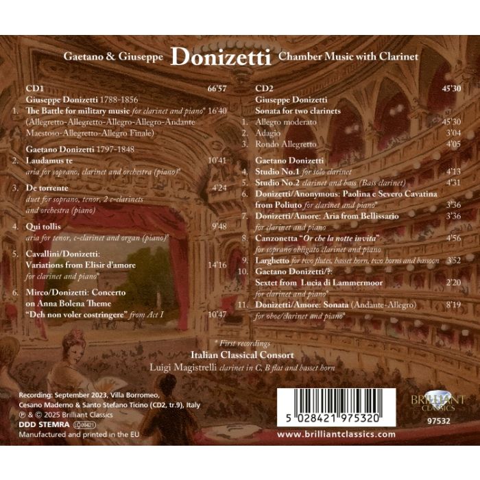 Donizetti: Chamber Music with Clarinet - slide-1