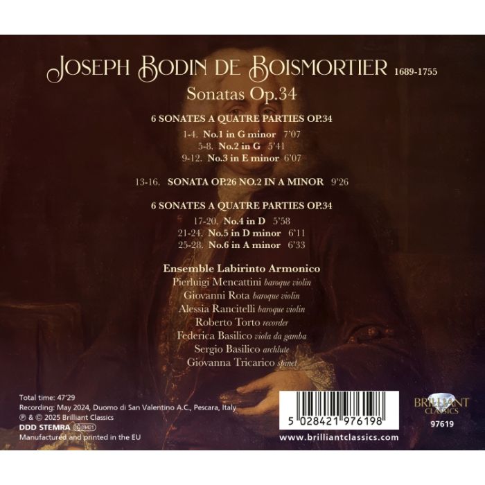 Boismortier: Sonatas Op.34 - slide-1