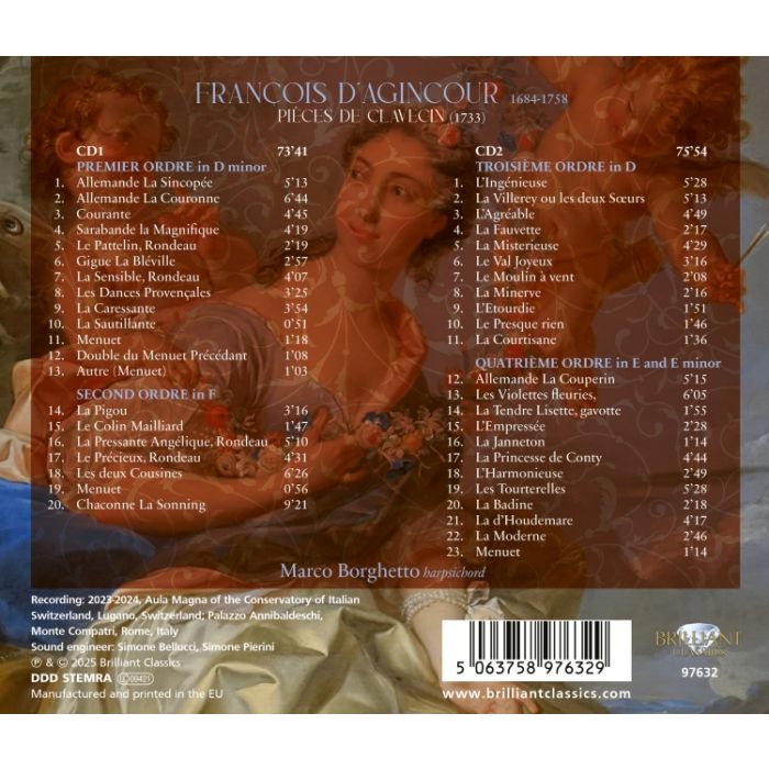 D'Agincour: Pièces de Clavecin - slide-1