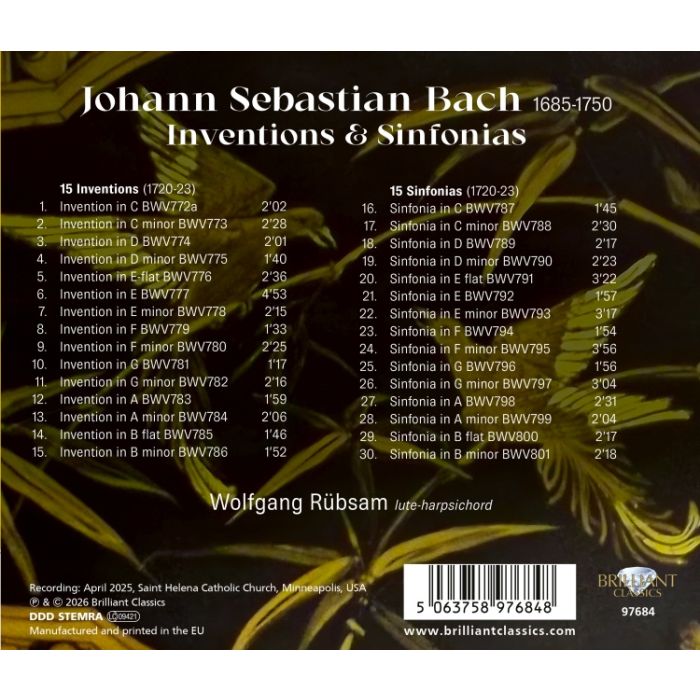 Bach: Inventions & Sinfonias - slide-1