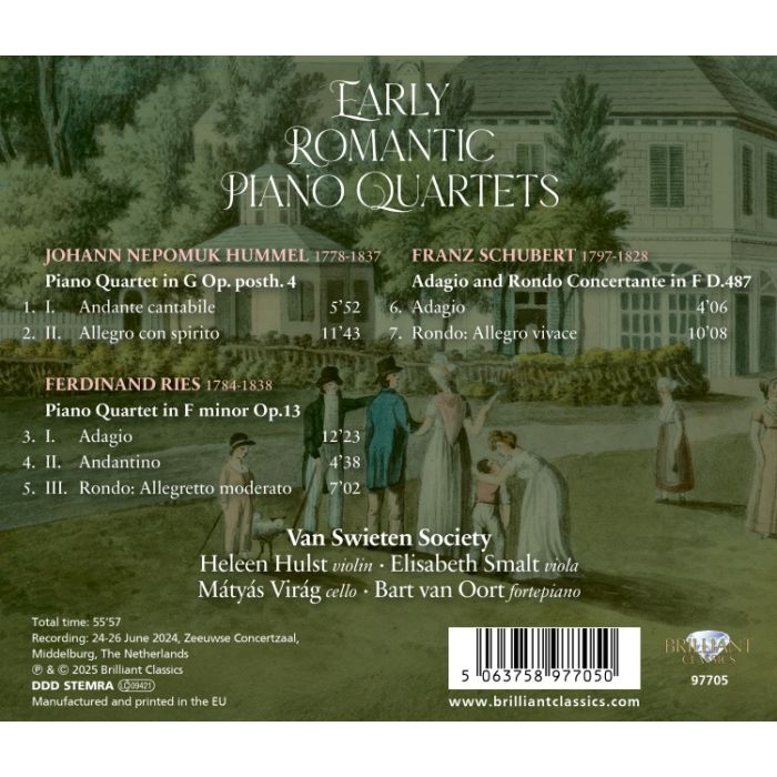 Early Romantic Piano Quartets by Hummel, Ries & Schubert - slide-1