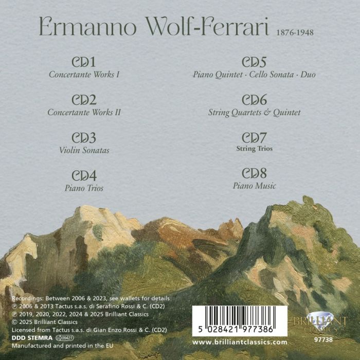 Wolf-Ferrari: Concertante Works, Chamber Music, Piano Music - slide-1