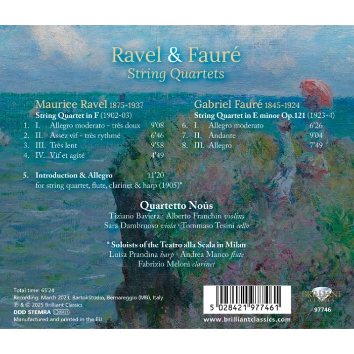 Ravel & Fauré: String Quartets - slide-1
