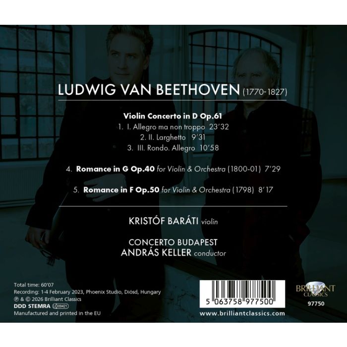 Beethoven: Violin Concerto; 2 Romances - slide-1