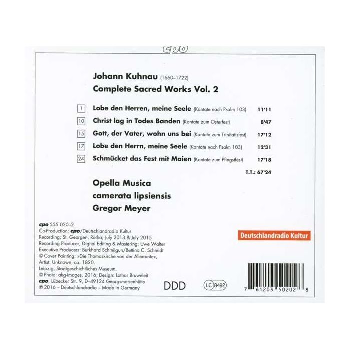 Kuhnau: Complete Sacred Works Vol. 2 - slide-1