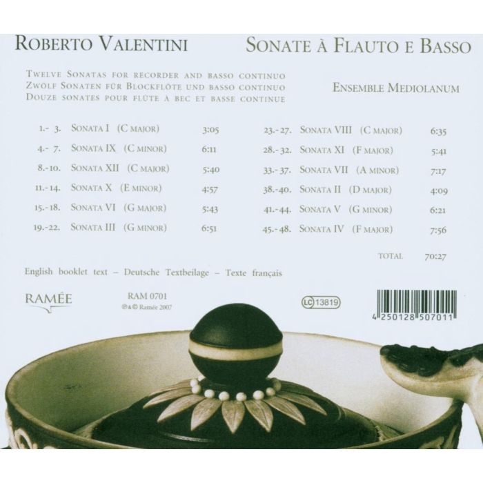 Valentini: Sonate Flute - slide-1