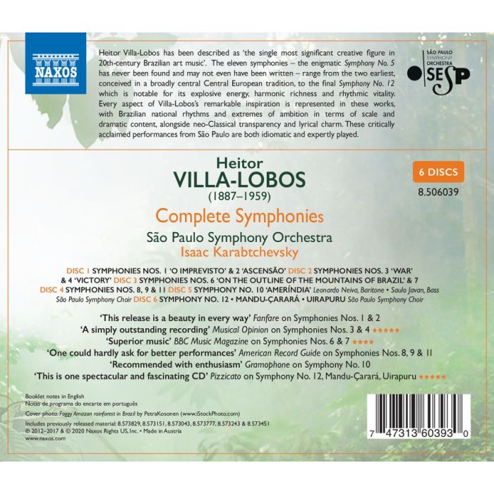 Villa-Lobos: Complete Symphonies - slide-1