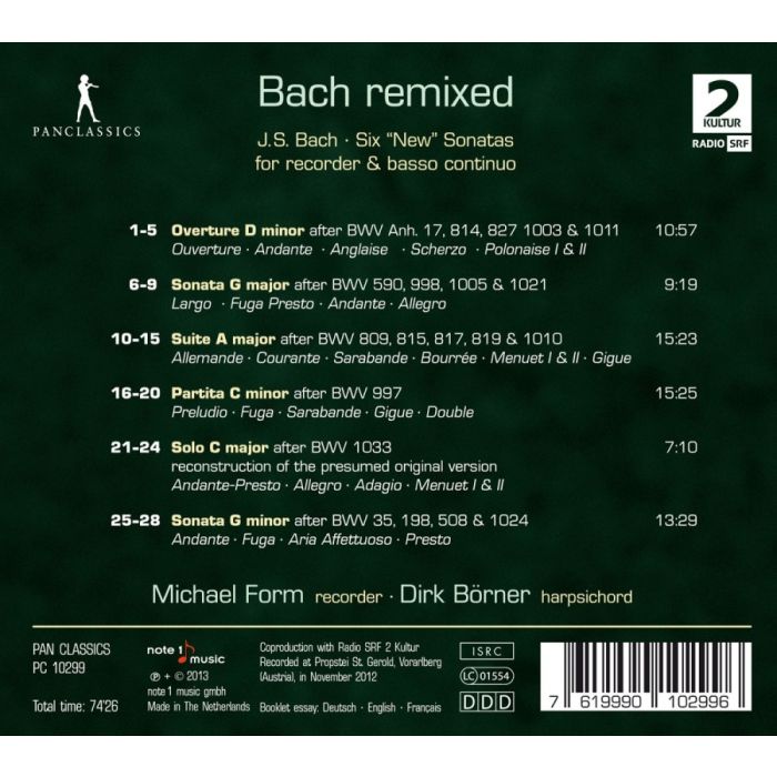 Bach remixed - J.S. Bach: Six 