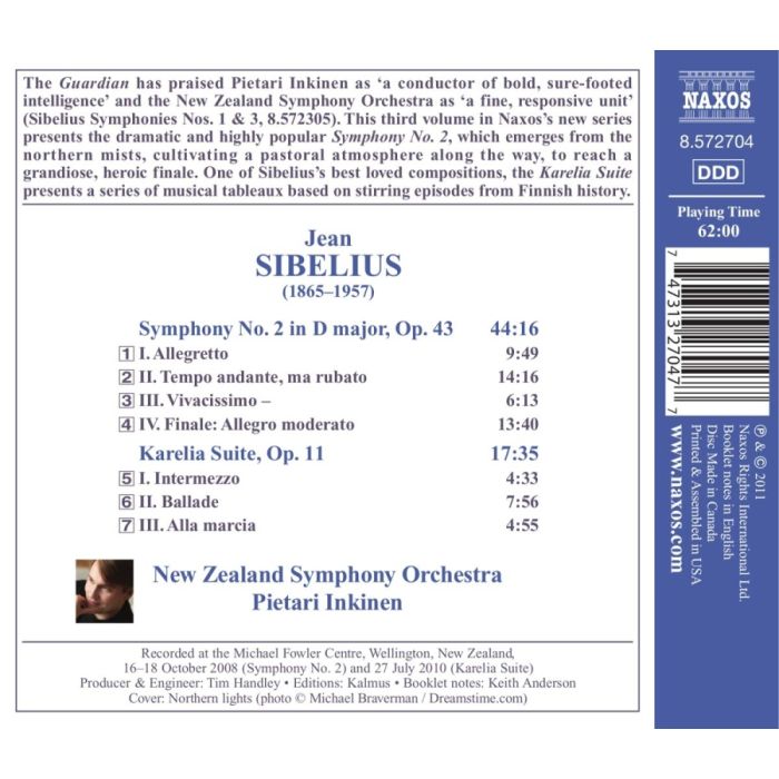 Sibelius: Symphony No. 2, Karelia Suite - slide-1