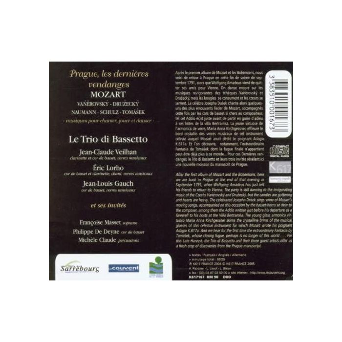 Le Trio Di Bassetto - Mozart Prague - slide-1