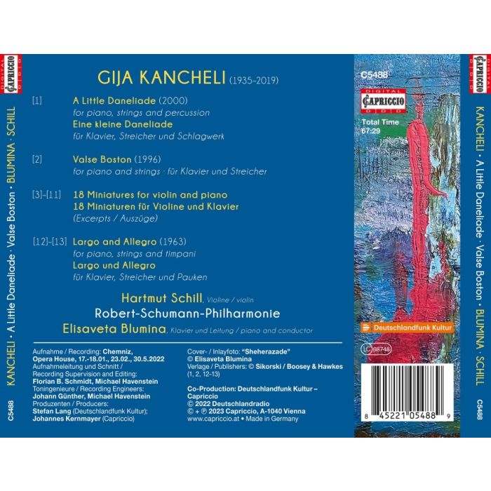 Kancheli: A Little Daneliade; Valse Boston - slide-1