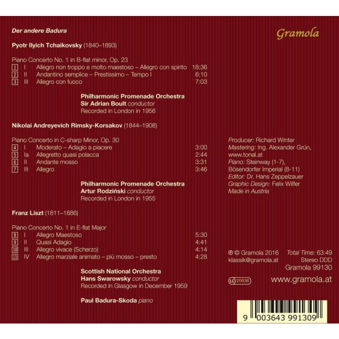 Tchaikovsky/Rimsky-Korsakov/Liszt: Piano Concertos - slide-1