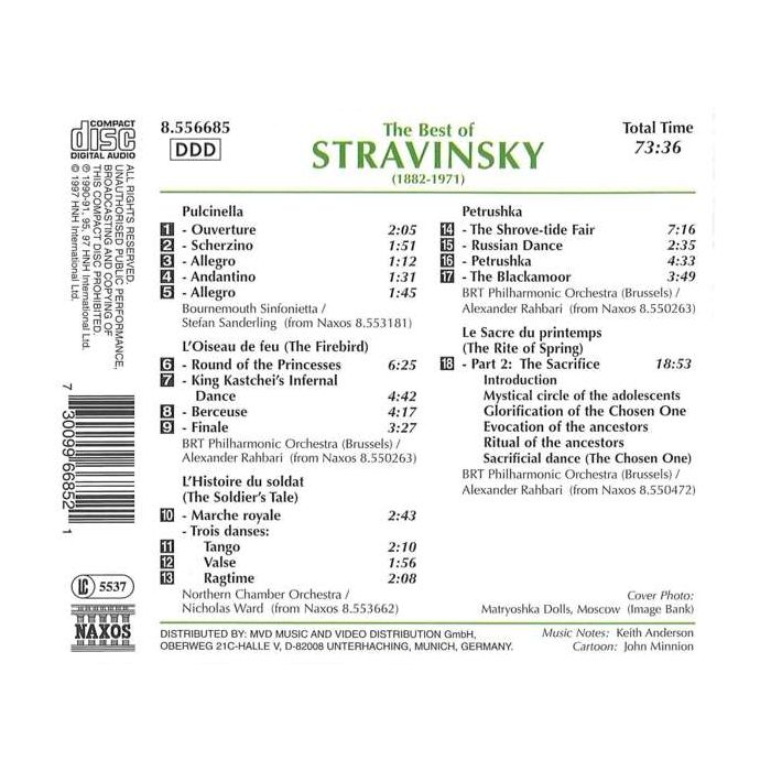 THE BEST OF STRAVINSKY - slide-1