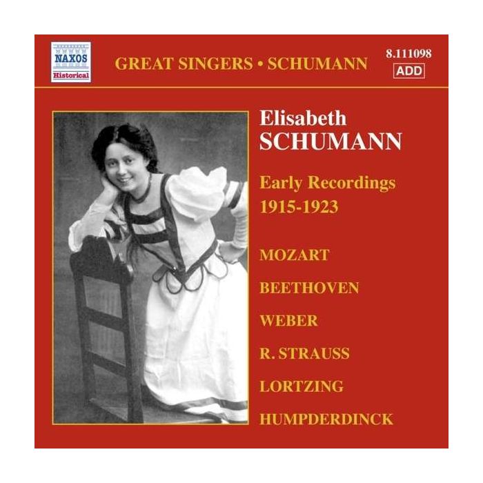 Elisabeth Schumann - Early Recordings 1915-19