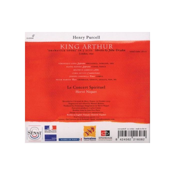 Purcell: King Arthur - slide-1