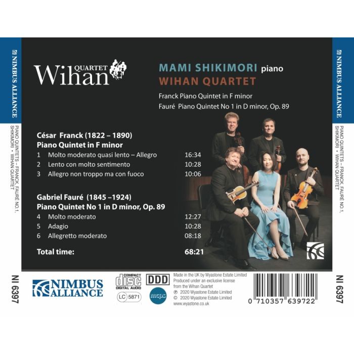 Franck; Faure: Piano Quintets - slide-1