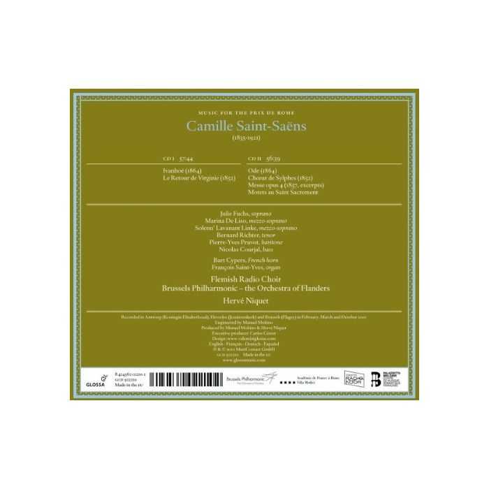Saint-Saens: Music for the Prix de Rome - slide-1